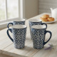 Porcelain Mug Set - 4 Pcs